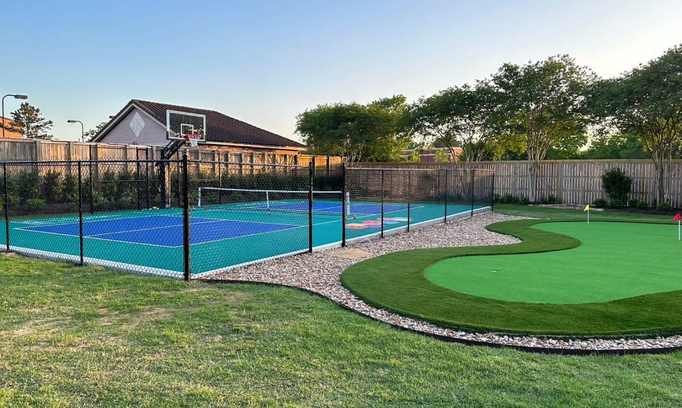 Multi-Sport Court with Putting Green